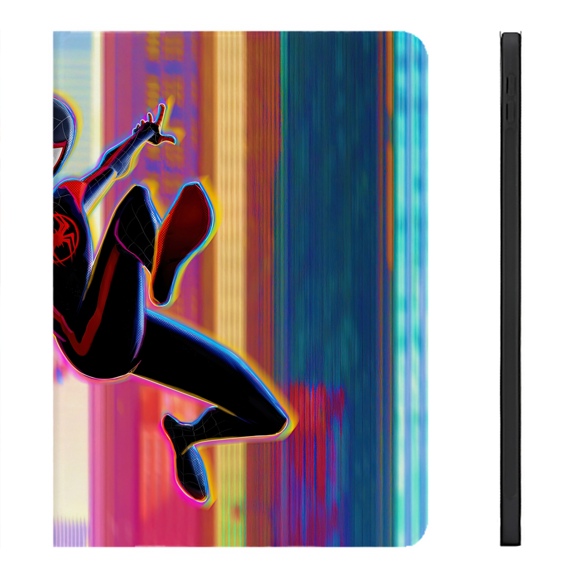 （画像用） Spider Man スパイダーマン IPadケース ペンホルダー付き ブックスタイルデザイン